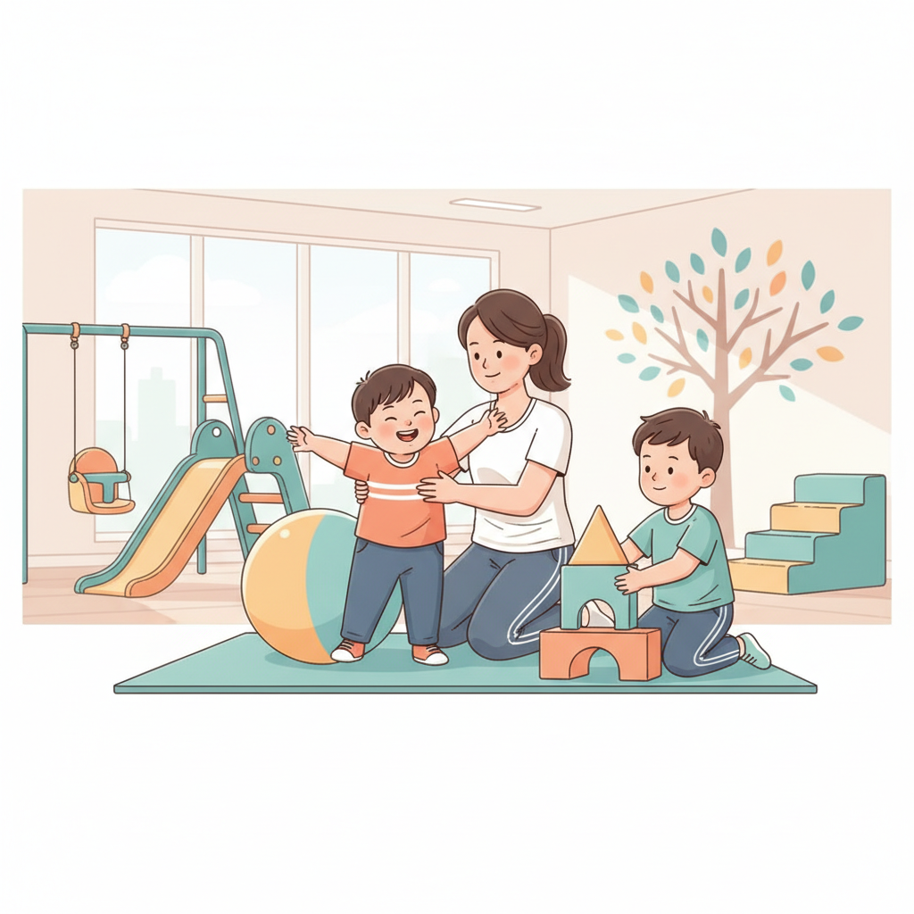 Моторно развитие и физиотерапевтична подкрепа при деца със синдром на Даун