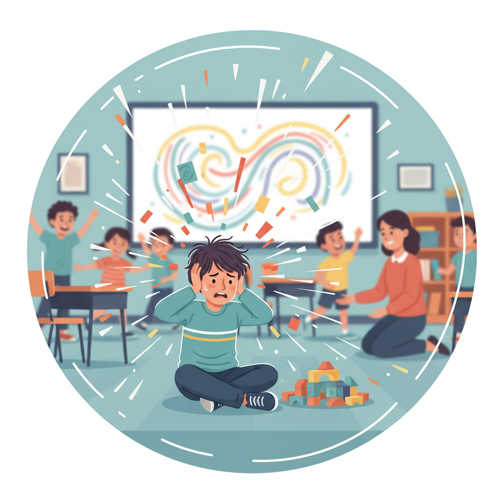 Duyu bütünleme bozukluğu belirtileri - okul ortamında duyusal zorluk