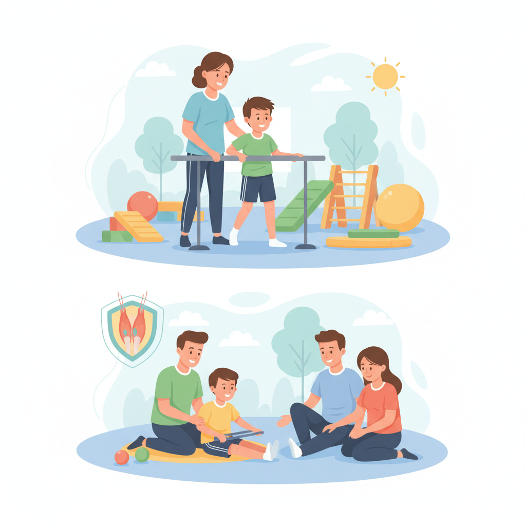 Physiotherapy assessment in the Duchenne muscular dystrophy (DMD) process