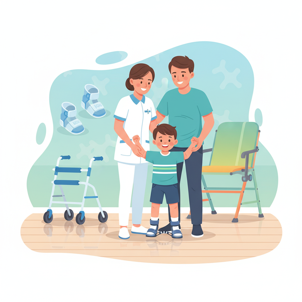 Orthosis evaluation and ankle alignment in pediatric rehabilitation